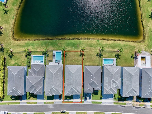 bird's eye view featuring a residential view