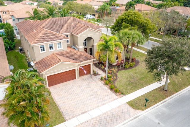 birds eye view of property featuring a residential view