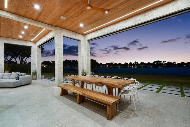 view of patio / terrace featuring outdoor dining space