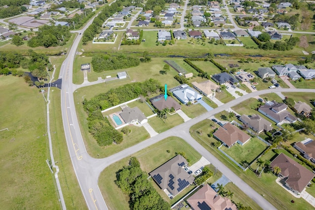 bird's eye view featuring a residential view