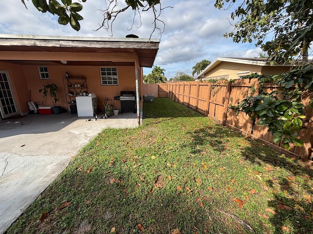 7430 Atlanta St, Hollywood, FL 33024 - view of yard with a patio area and a fenced backyard