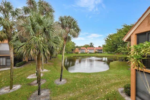 view of water feature