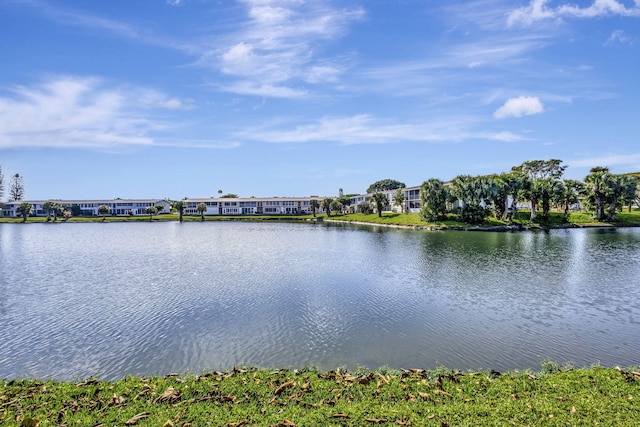 view of water feature featuring a residential view