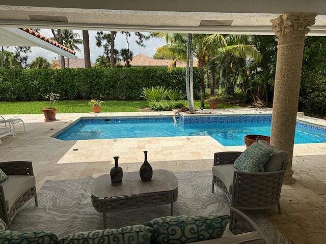 3271 Harrington Dr, Boca Raton, FL 33496 - view of swimming pool featuring a patio area