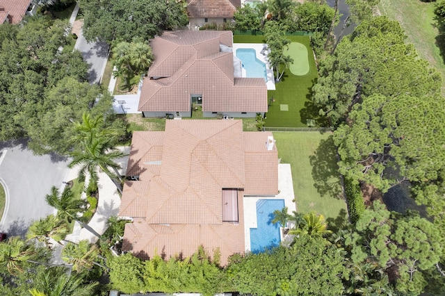 3271 Harrington Dr, Boca Raton, FL 33496 - aerial view of property and surrounding area with a pool