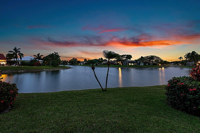 property view of water