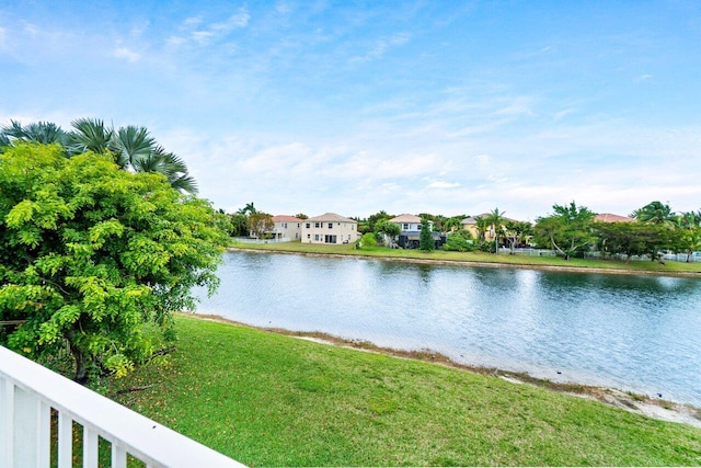 property view of water