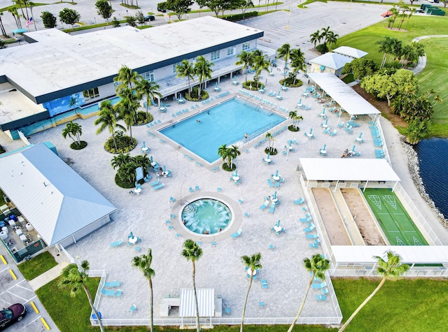 465 Saxony J, Delray Beach, FL 33446 - drone / aerial view
