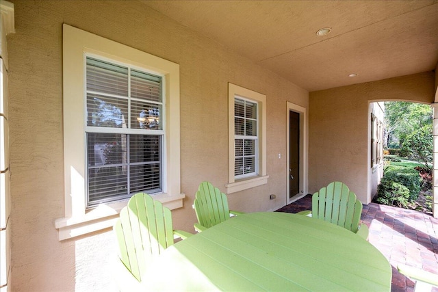 view of patio / terrace featuring outdoor dining space