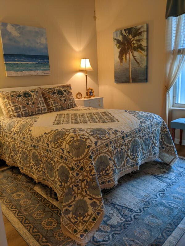 bedroom featuring wood finished floors