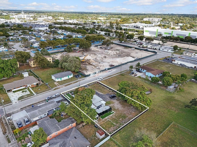 bird's eye view featuring a residential view