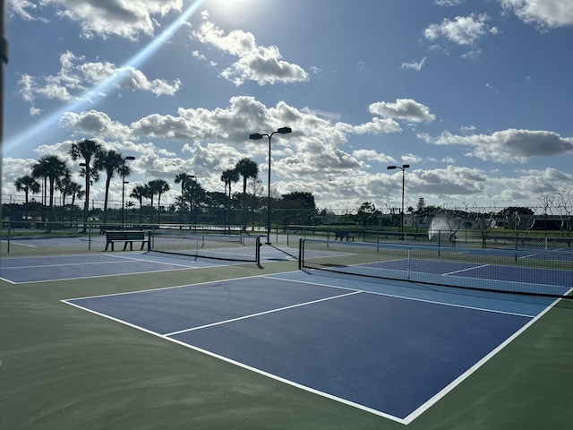 view of sport court