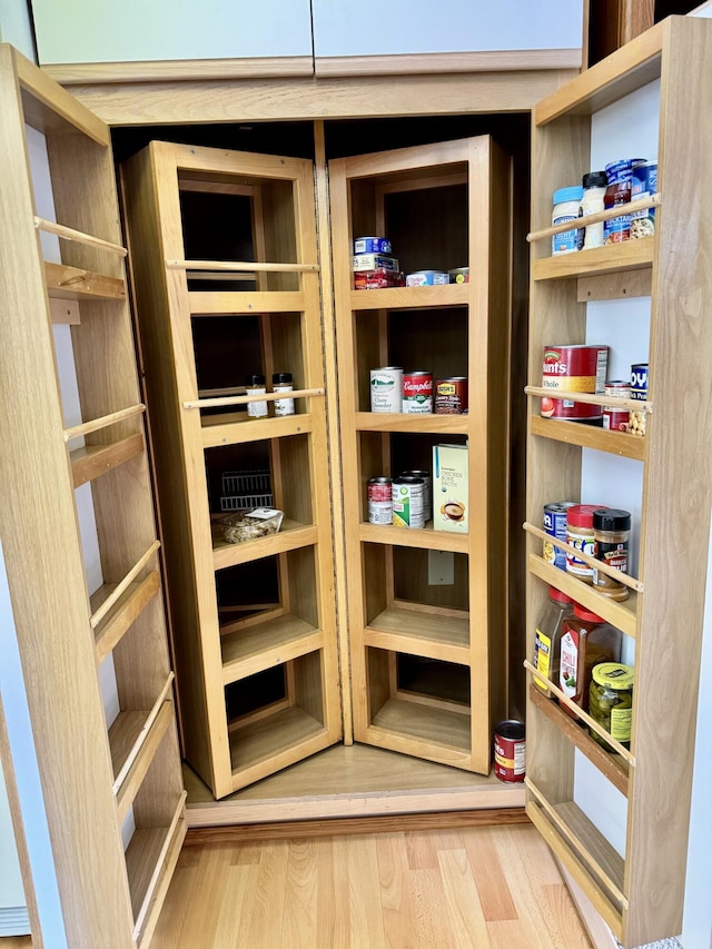 view of pantry