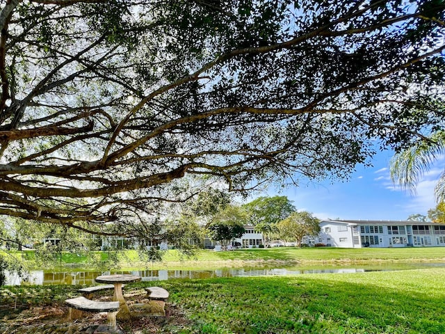 172 Tilford I, Deerfield Beach, FL 33442 - view of yard with a water view