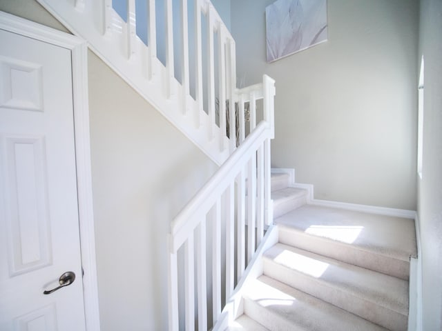 view of staircase