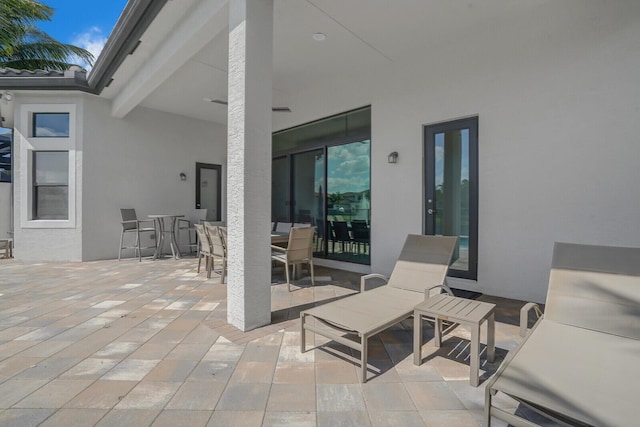 view of patio / terrace with outdoor dining area