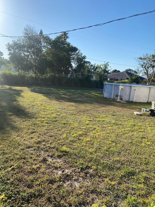 view of yard