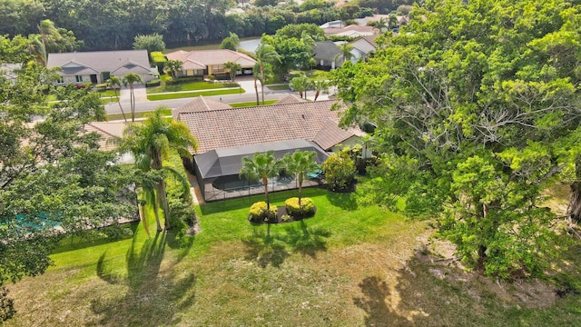 birds eye view of property featuring a residential view