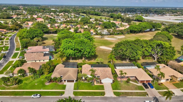 birds eye view of property featuring a residential view