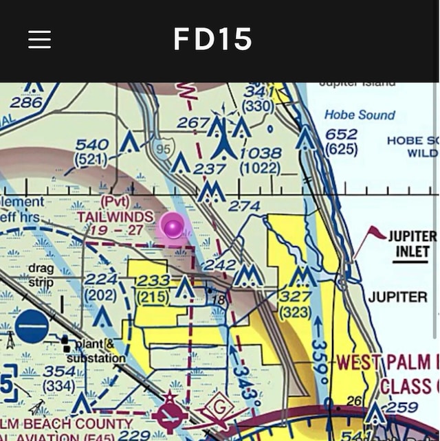 2891 SE Tailwinds Rd, Jupiter, FL 33478 - map / location of property area