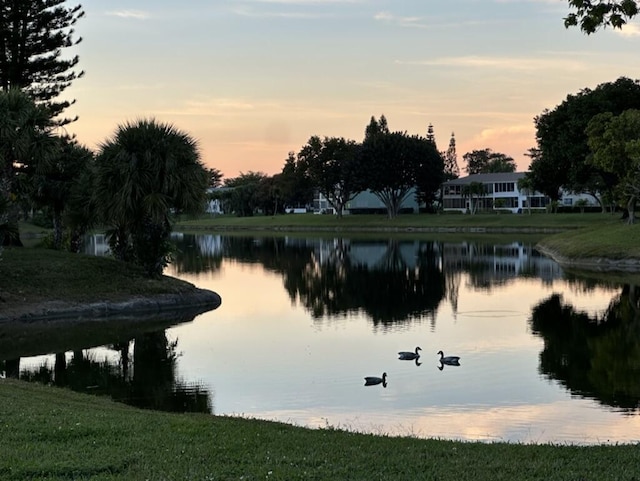 view of water feature