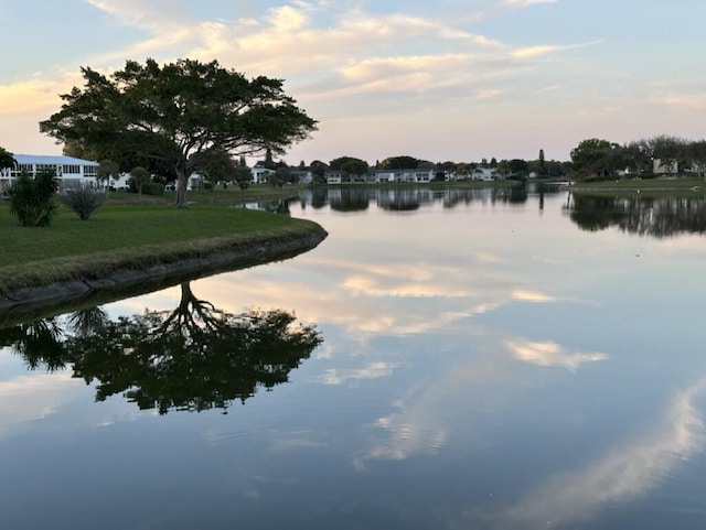 view of water feature