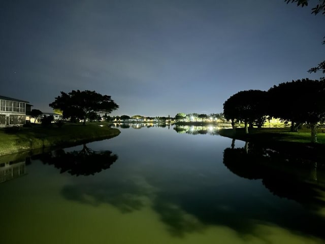 view of water feature