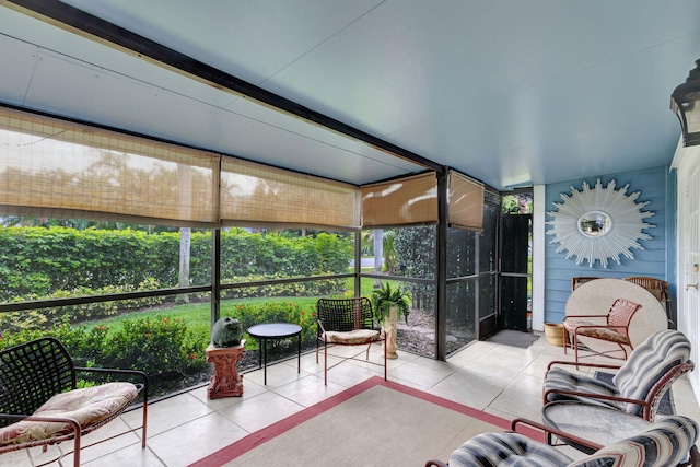 sunroom featuring plenty of natural light