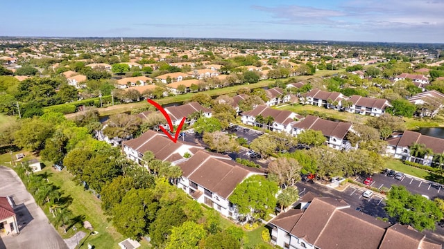 birds eye view of property featuring a residential view