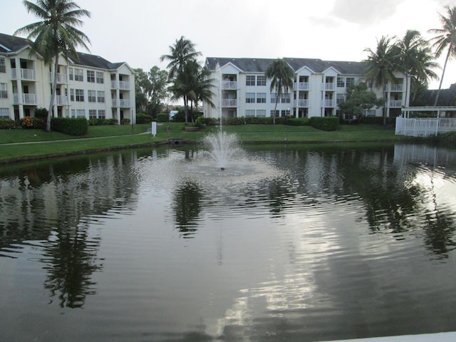 view of water feature