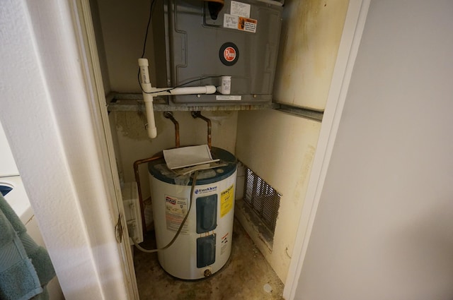 utilities featuring water heater