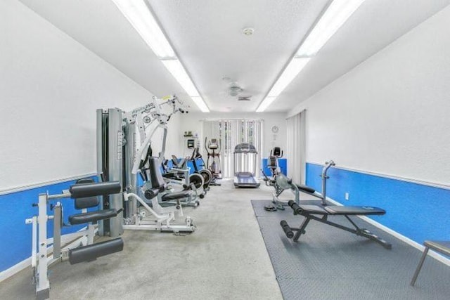 view of workout room