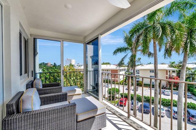 balcony with a sunroom