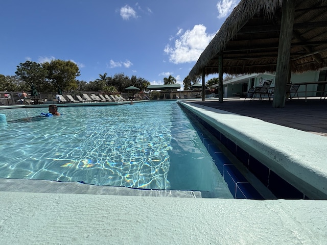 view of community pool