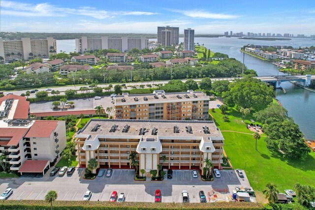 308 Golfview Rd Unit 407, North Palm Beach, FL 33408 - view of urban area with a notable bridge and a nearby body of water