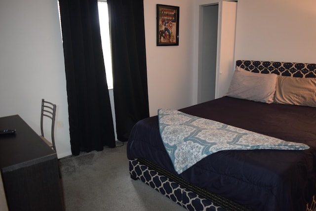 bedroom with carpet flooring