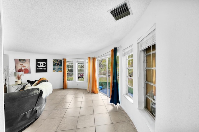 interior space featuring visible vents