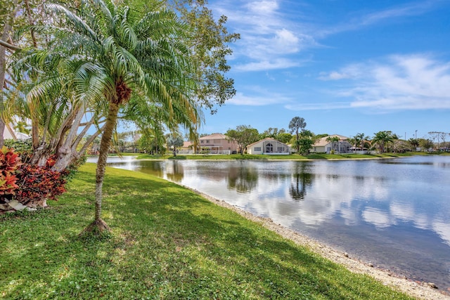 water view with a residential view