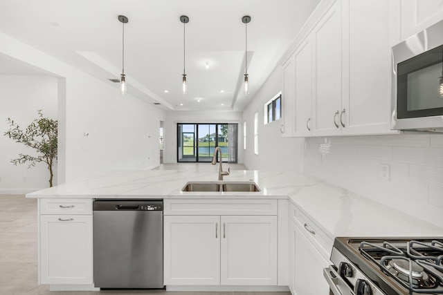 kitchen featuring white cabinets and stainless steel appliances