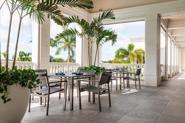 view of patio / terrace with outdoor dining space