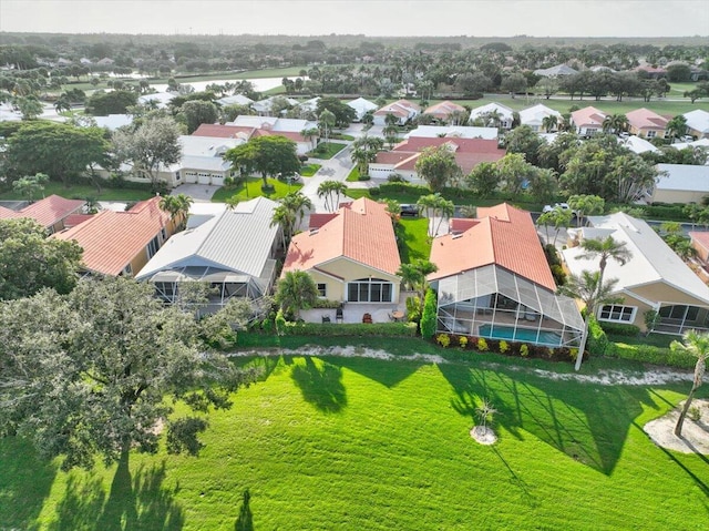 bird's eye view featuring a residential view