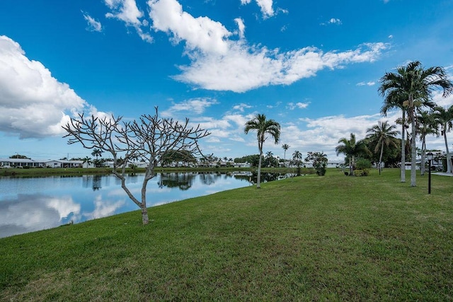 view of water feature