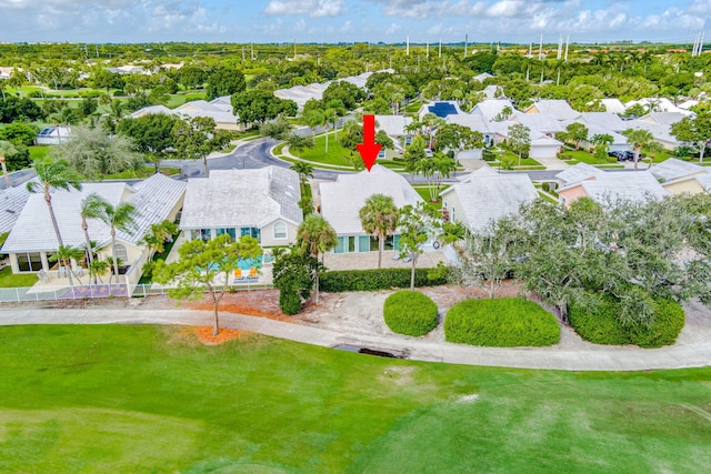 bird's eye view featuring a residential view