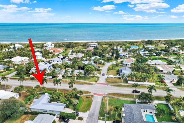 1920 Jacaranda Dr, Fort Pierce, FL 34949 - birds eye view of property featuring a water view and a residential view