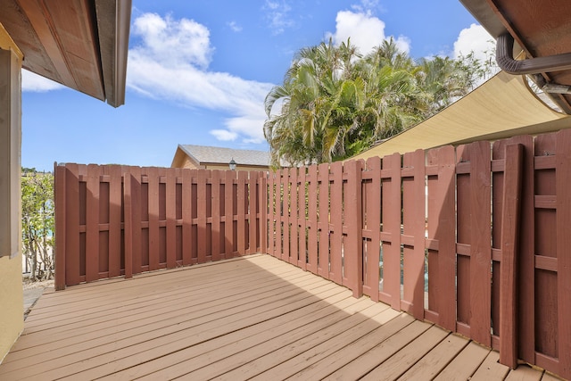 view of deck