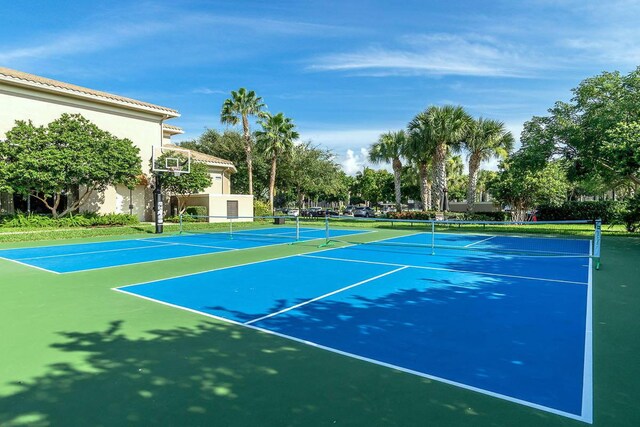 6782 Hillsdale Pt, Boynton Beach, FL 33437 - view of tennis court featuring fence