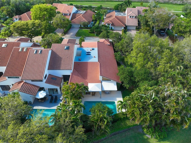 bird's eye view featuring a residential view