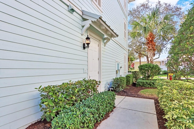 view of entrance to property