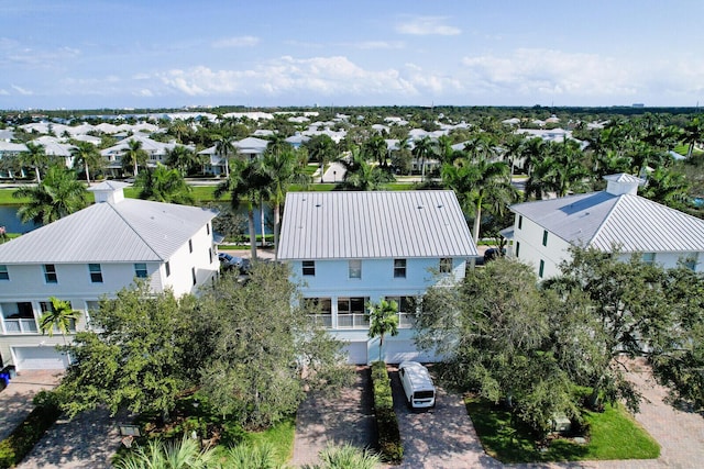 drone / aerial view featuring a residential view