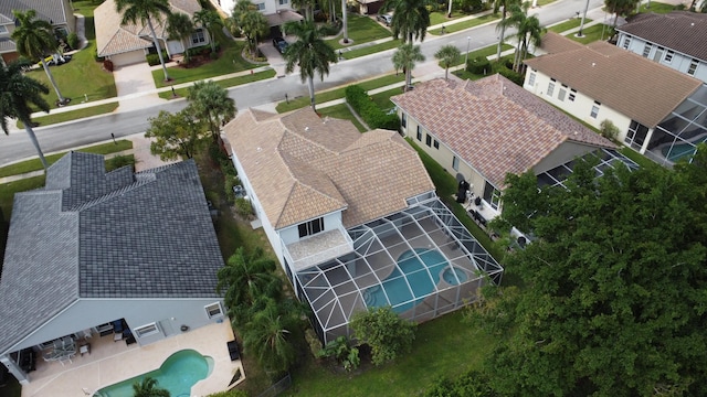 birds eye view of property featuring a residential view